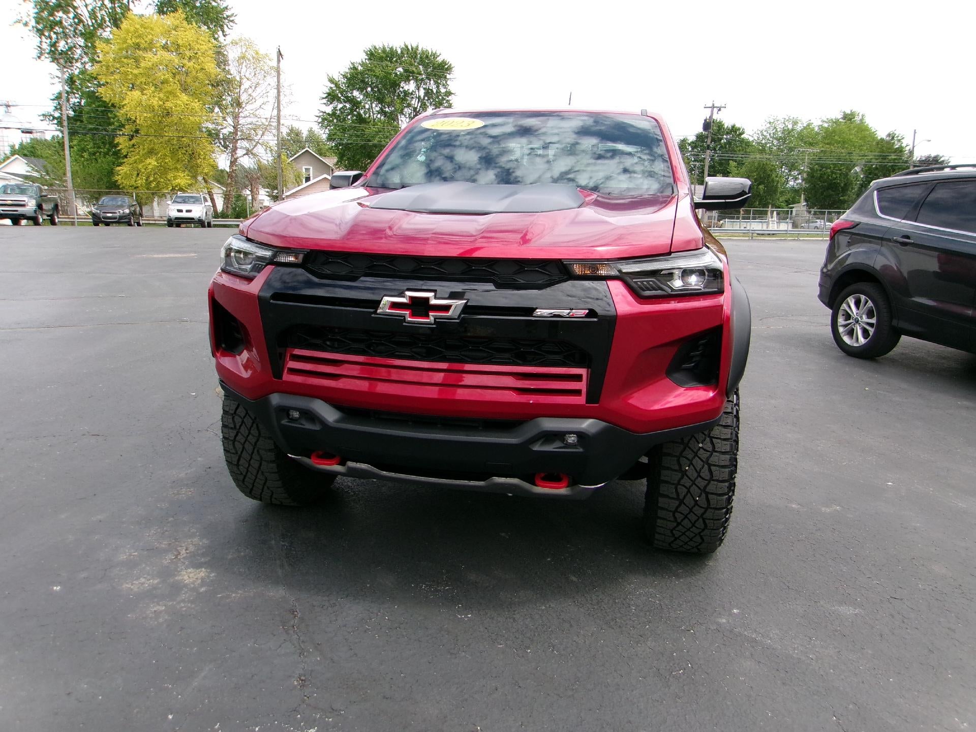 2023 Chevrolet Colorado ZR2 in Radiant Red Tintcoat — front three-quarter view