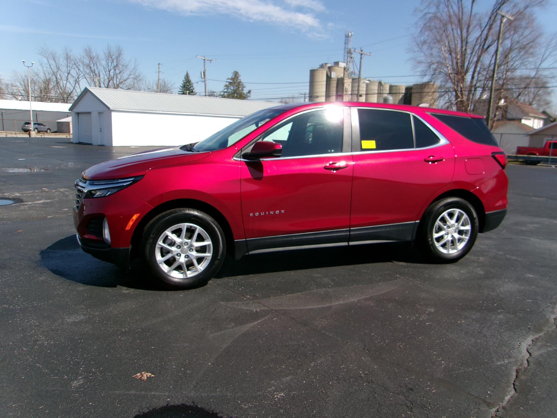 2024 Chevrolet Equinox LT in Radiant Red Tintcoat — front three-quarter view